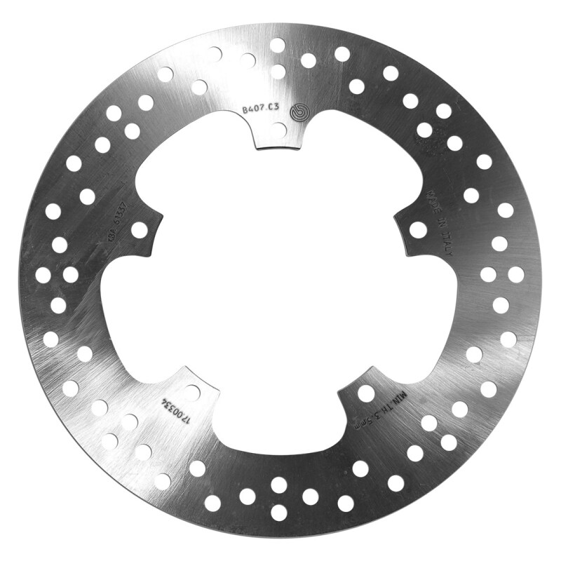 Yamaha YP Majesty Brake Rotor (1) - Front - Brembo OE Powersports - Slotted - `04-`13